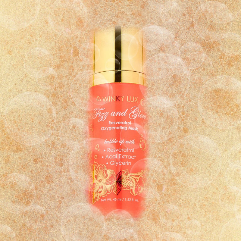 Winky Lux Fizz and Glow Bubbling Face Mask - 1.52 fl oz