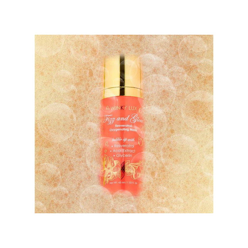 Winky Lux Fizz and Glow Bubbling Face Mask - 1.52 fl oz