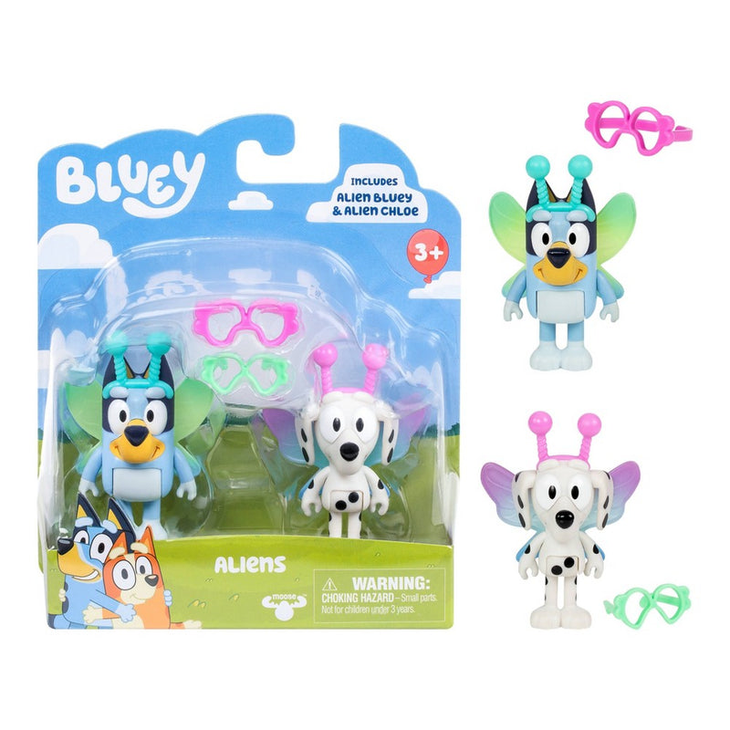 Bluey Fairy Bluey & Chloe Figures