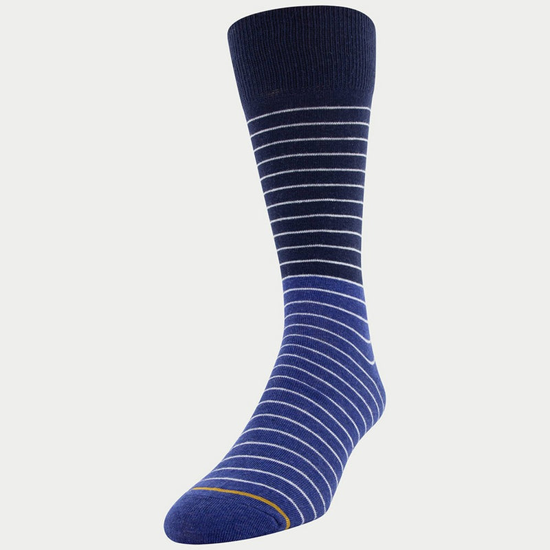 Signature Gold by GOLDTOE Men's Colorblock Crew Socks 5pk - Navy