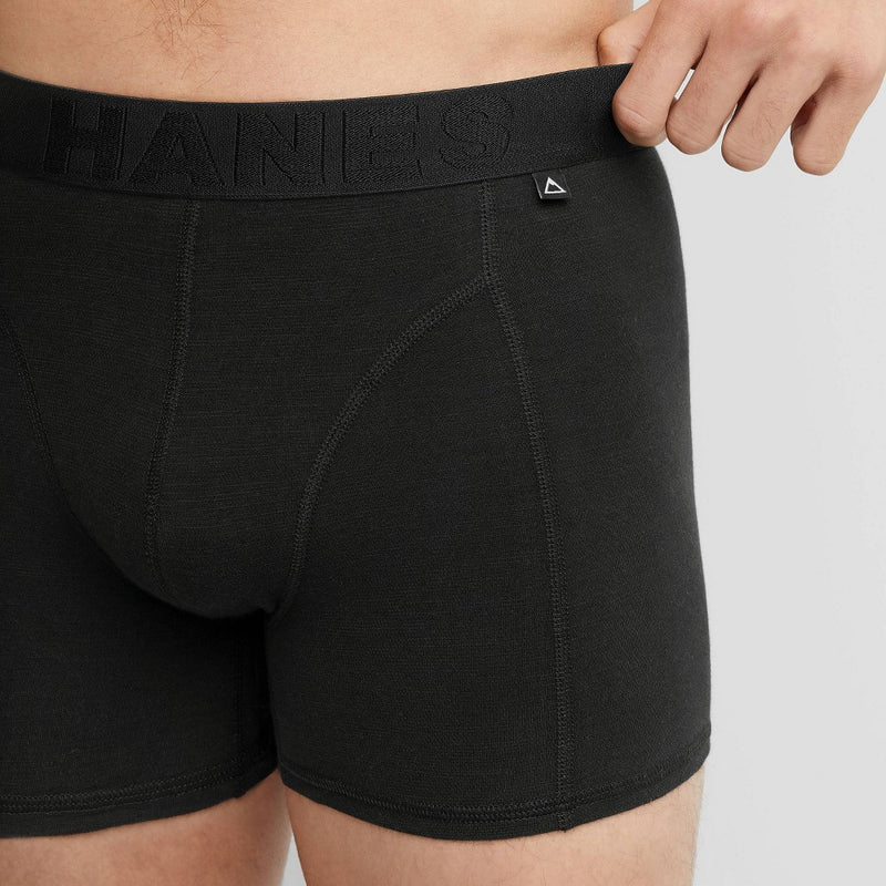 Hanes Premium Men's Explorer Trunks 2pk - Brown/Black S