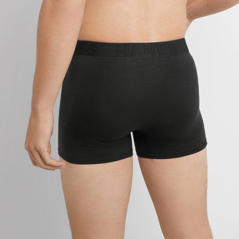 Hanes Premium Men's Explorer Trunks 2pk - Brown/Black S