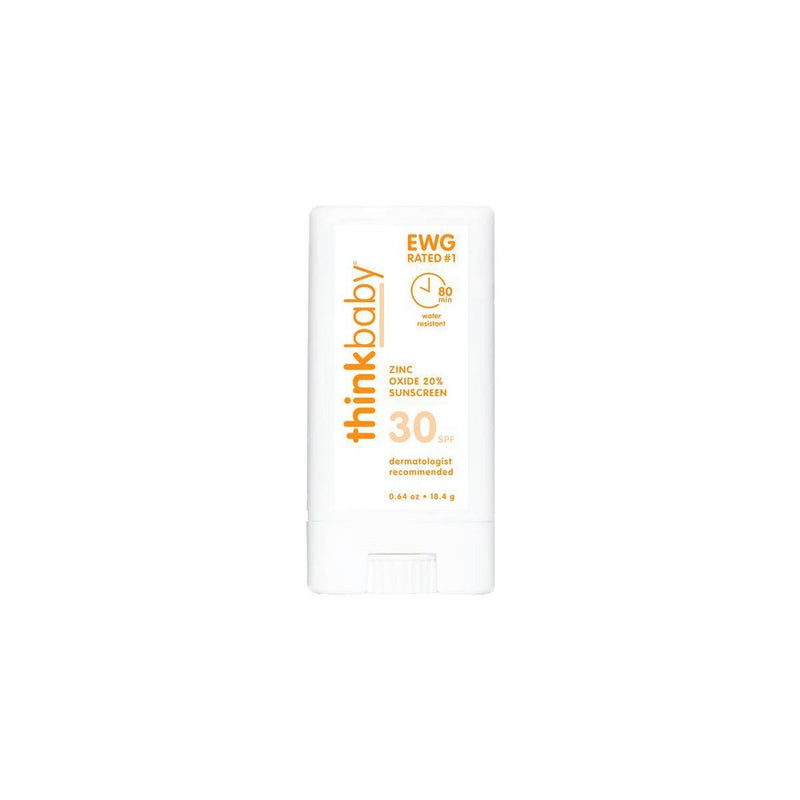 thinkbaby Mineral Baby Sunscreen Stick, SPF 30 - 0.64oz