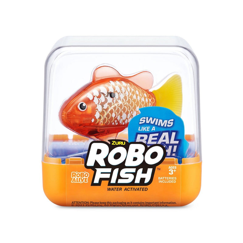 Robo Fish Series 3 Robotic Swimming Fish Pet Toy - Orange Gold by ZURU