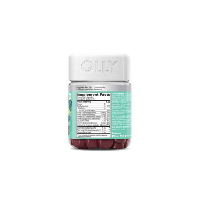 OLLY Flawless Complexion Chewable Gummies - Berry Fresh - 50ct