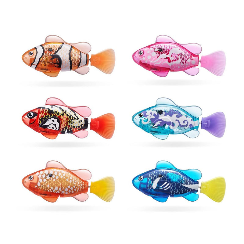 Robo Fish Series 3 Robotic Swimming Fish Pet Toy - Pink by ZURU