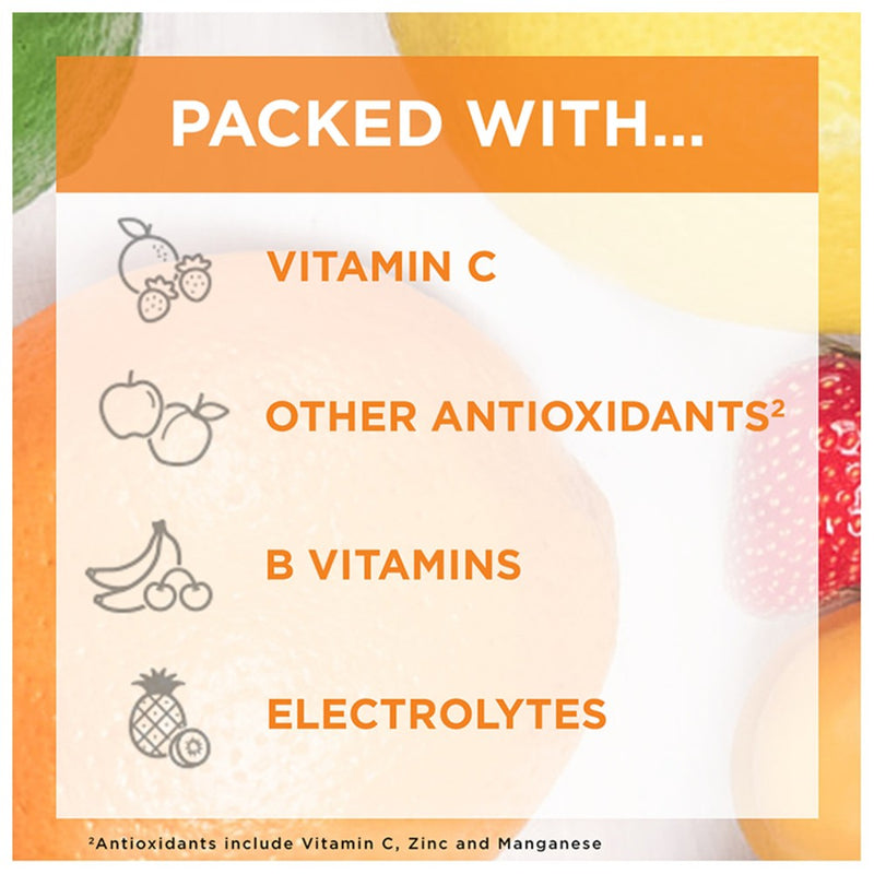 Emergen-C Immune+ Powder Drink Mix with Vitamin C - Super Orange - 30ct