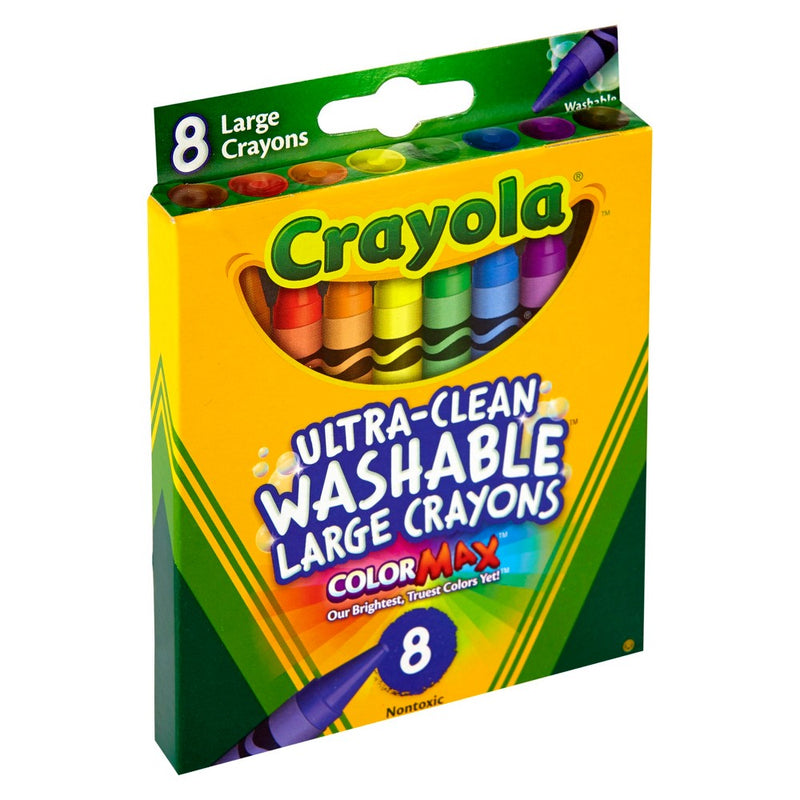 Crayola UltraClean Crayons Large Washable 8ct