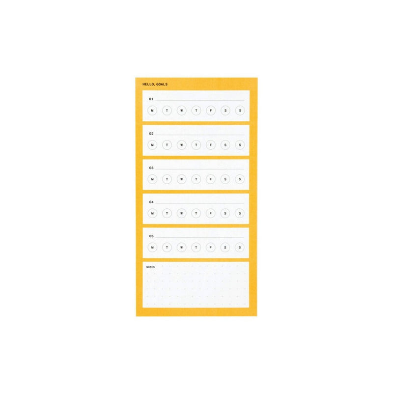 Post-it Goal-Tracking List Notes Orange