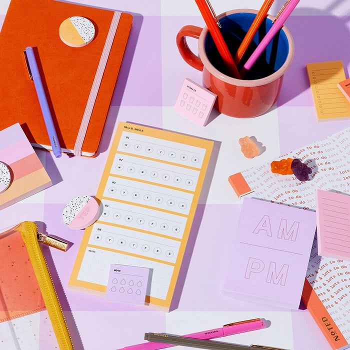 Post-it Goal-Tracking List Notes Orange