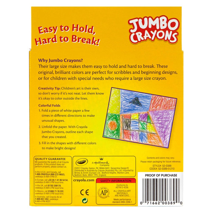 Crayola Jumbo Crayons 8ct
