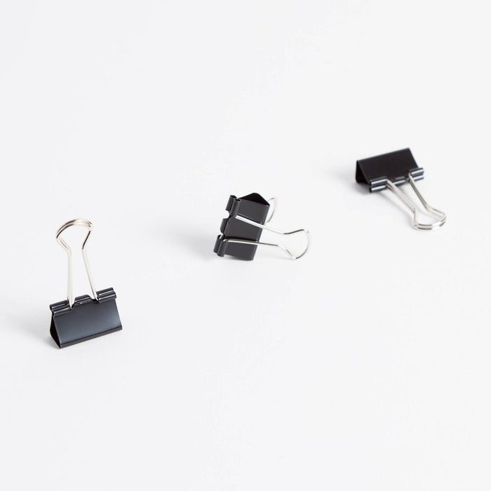 12ct Medium Binder Clips - up & up