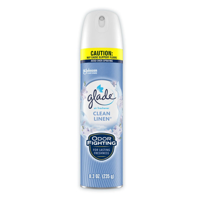 Glade Air Freshener Room Spray, Clean Linen, 8.3 Oz