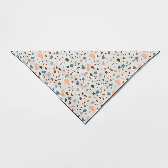 Terrazzo Full Tie Dog Bandana - Neutral - Boots & Barkley