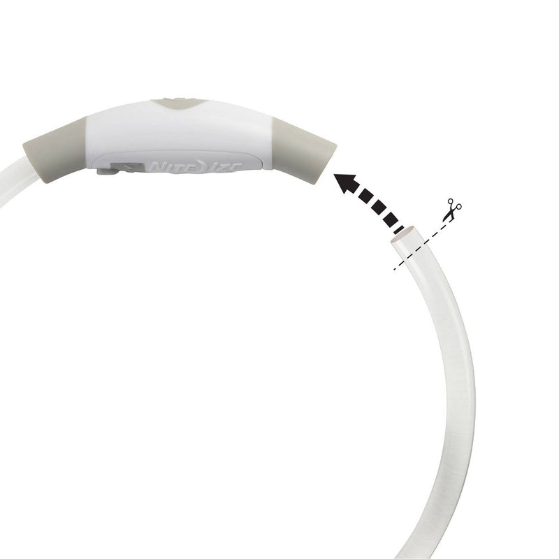 Nite Ize Mini Rechargable LED Safety Necklace Disc-O Adjustable Dog Collar