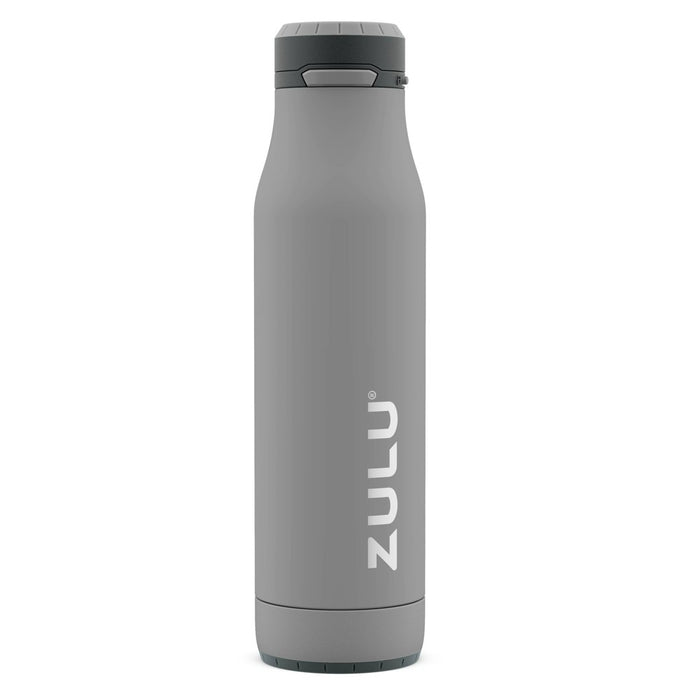 Zulu 24oz Ace Stainless Steel Water Bottle - Gray