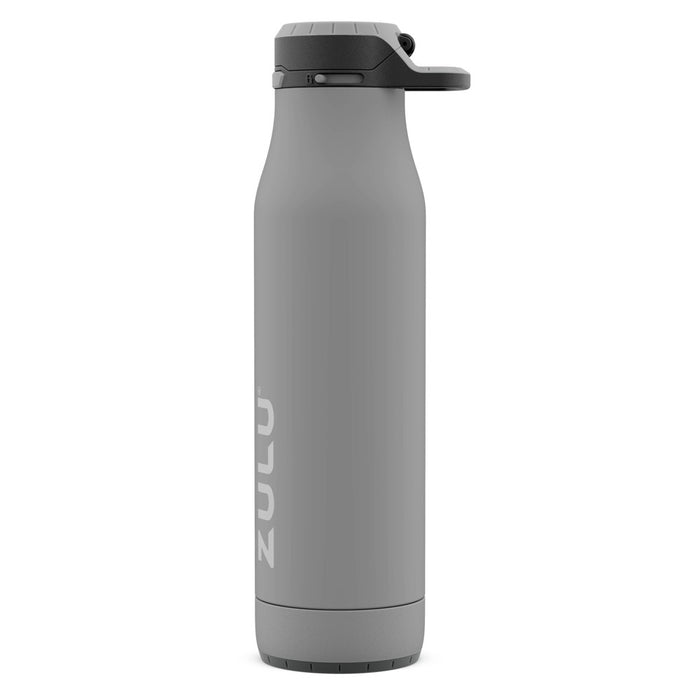 Zulu 24oz Ace Stainless Steel Water Bottle - Gray