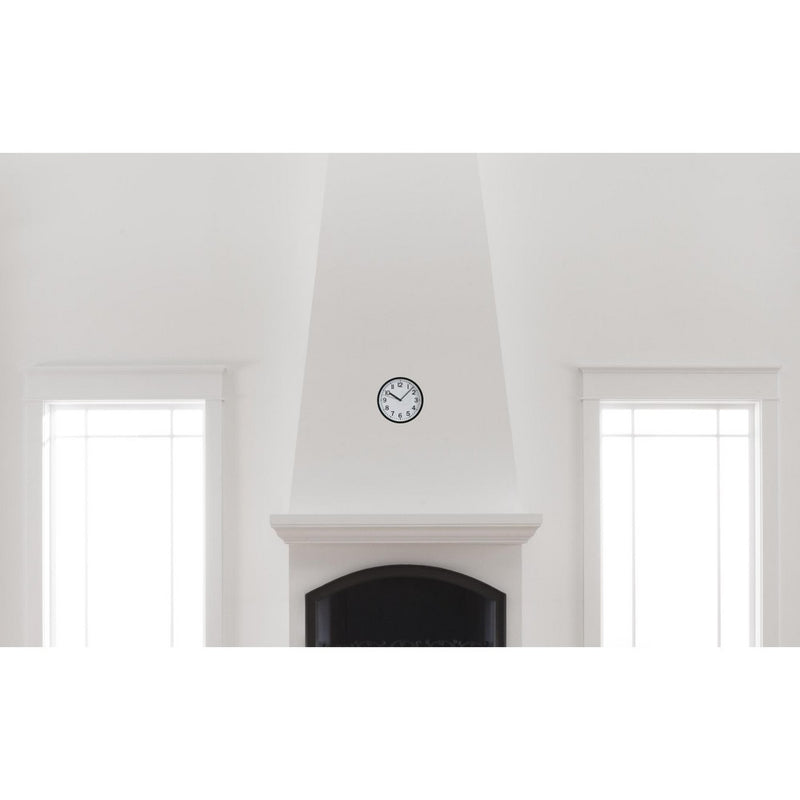 9" Round Wall Clock Black - Room Essentials