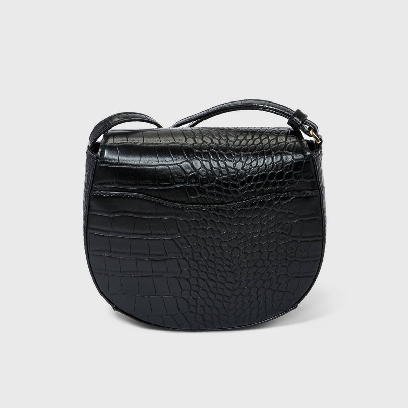 Saddle Crossbody Bag - A New Day Black