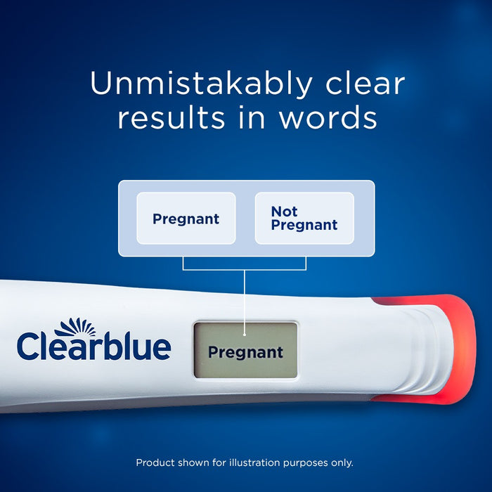 Clearblue Digital Pregnancy Test with Smart Countdown - 3ct