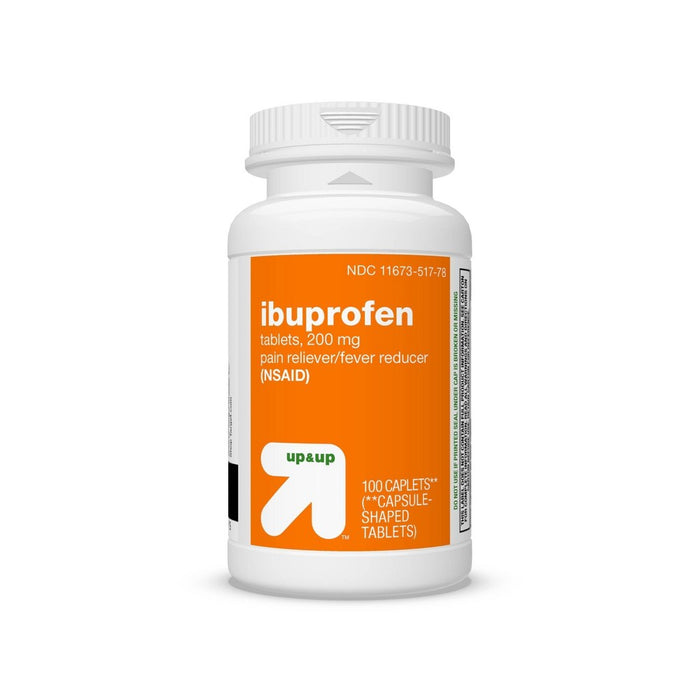Ibuprofen (NSAID) Pain Reliever & Fever Reducer Tablets - 100ct - up & up