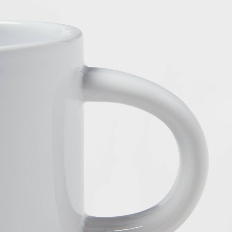 16oz Stoneware Stella Mug White - Threshold