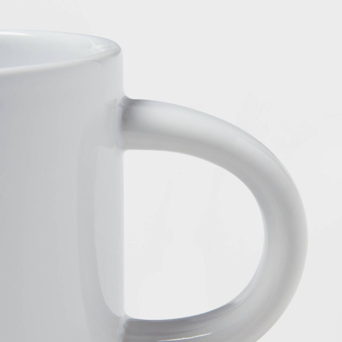 16oz Stoneware Stella Mug White - Threshold
