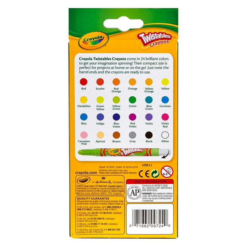 Crayola Twistable Crayons Mini 24ct