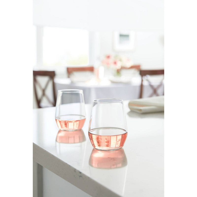 12oz 4pk Glass Atherton Stemless Wine Glasses - Threshold