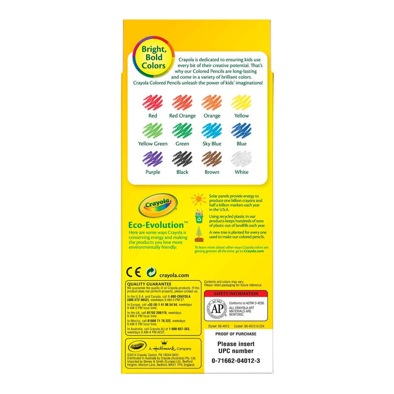 Crayola Colored Pencils 12ct.