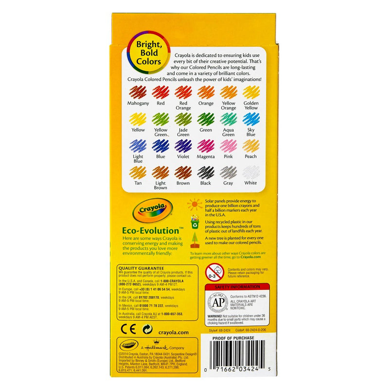 Crayola Erasable Colored Pencils 24ct