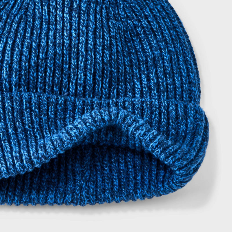 Men's Rib-Knit Value Beanie - Goodfellow & Co Blue