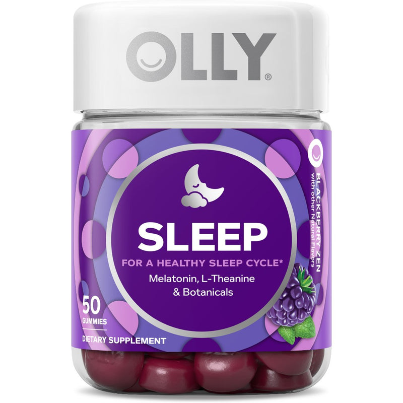 OLLY 3mg Melatonin Sleep Gummies - Blackberry Zen - 50ct