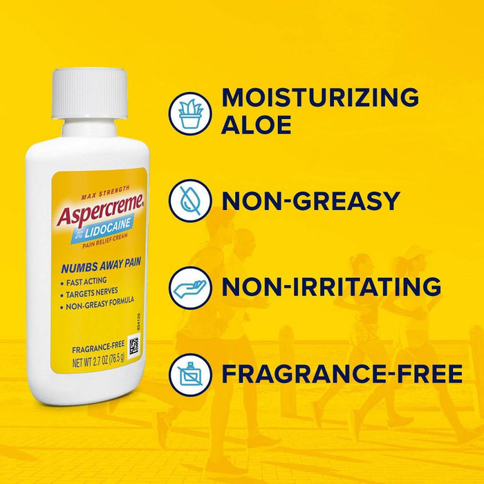 Aspercreme Lidocaine Pain Relieving Creme - 2.7oz