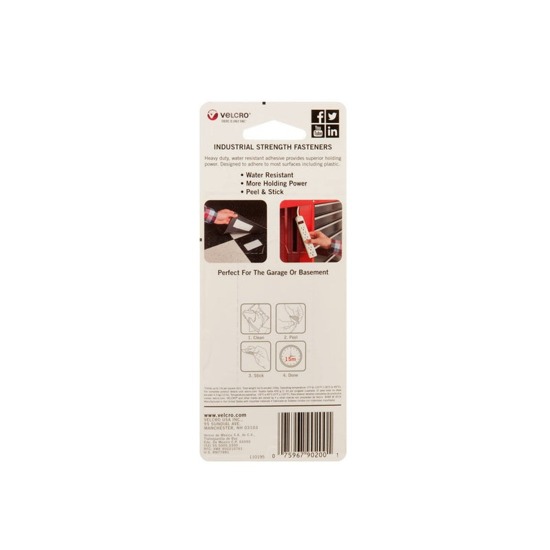VELCRO 4" x 2" Industrial Strength Strips