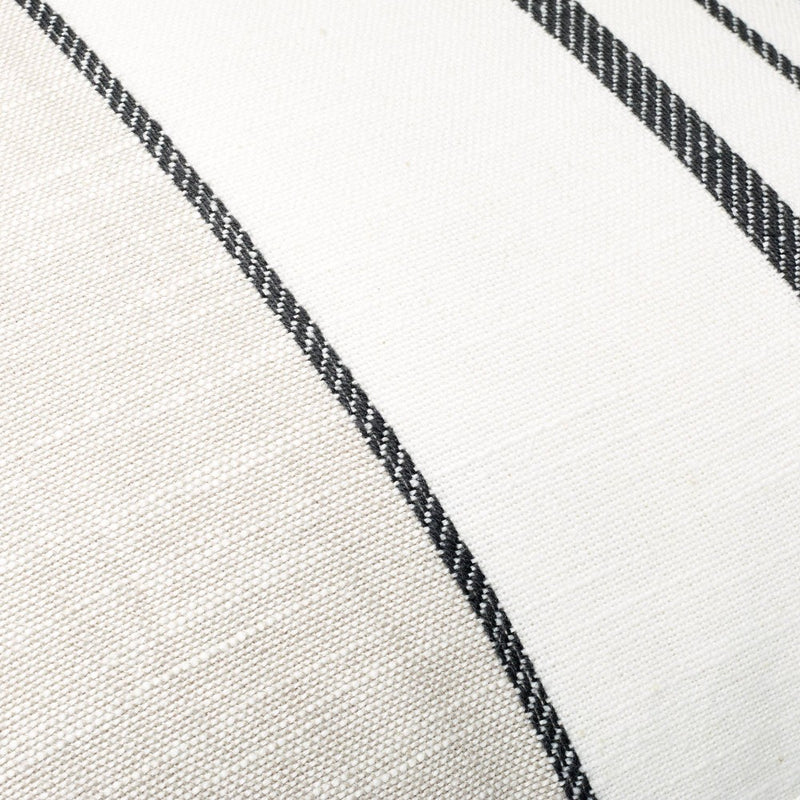 18"x18" Off-Center Stripes Decorative Pillow Cover Taupe - Hearth & Hand with Magnolia