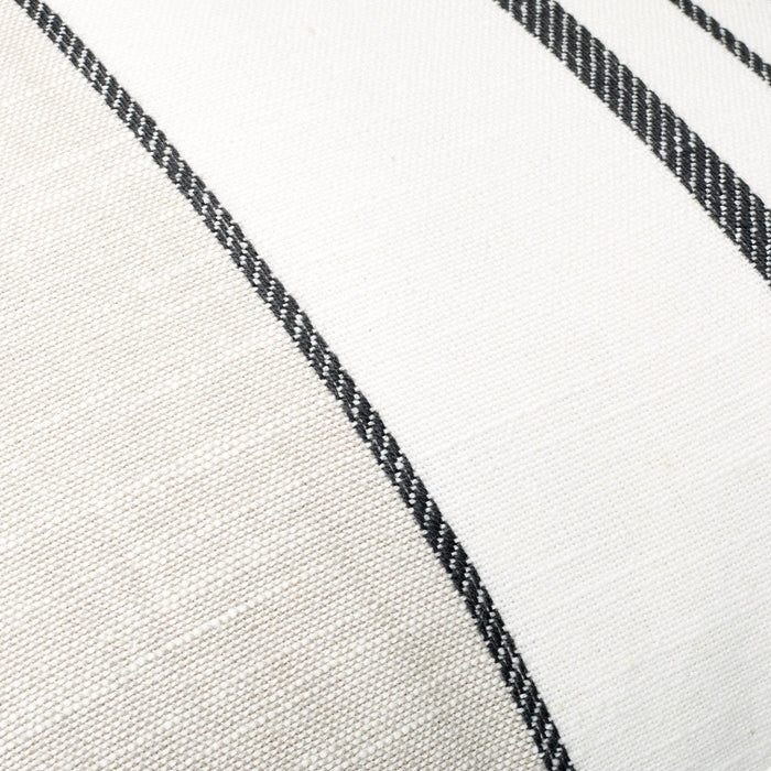 18"x18" Off-Center Stripes Decorative Pillow Cover Taupe - Hearth & Hand with Magnolia