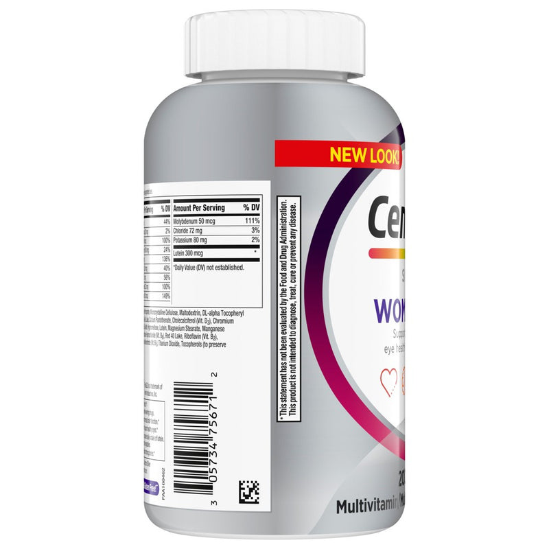Centrum Silver Women 50+ Multivitamin / Multimineral Dietary Supplement Tablets - 200ct
