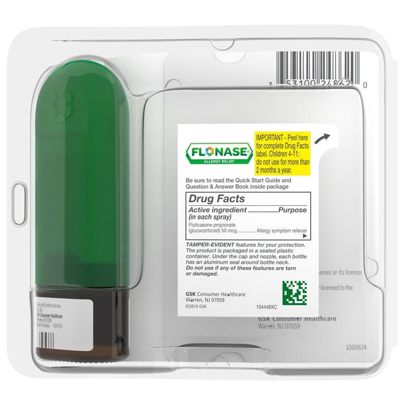 Flonase Children's Allergy Relief Nasal Spray - Fluticasone Propionate - 72 sprays - 0.38 fl oz