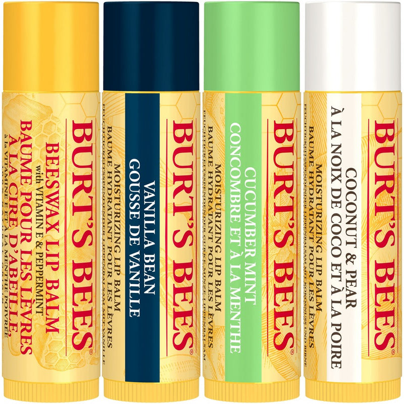 Burt's Bees Beeswax Bounty Assorted Lip Balms Gift Set - 4pc