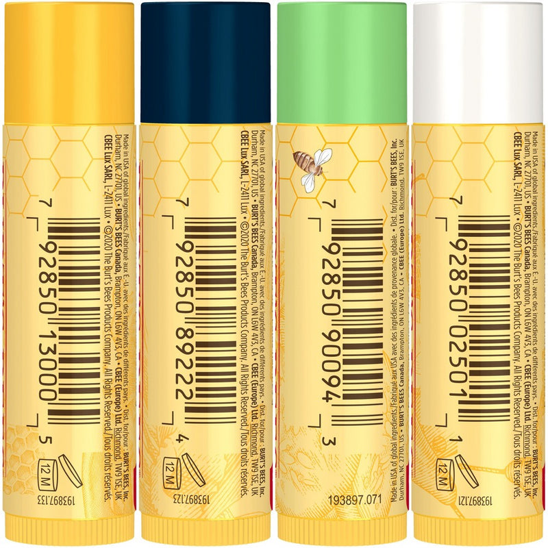 Burt's Bees Beeswax Bounty Assorted Lip Balms Gift Set - 4pc