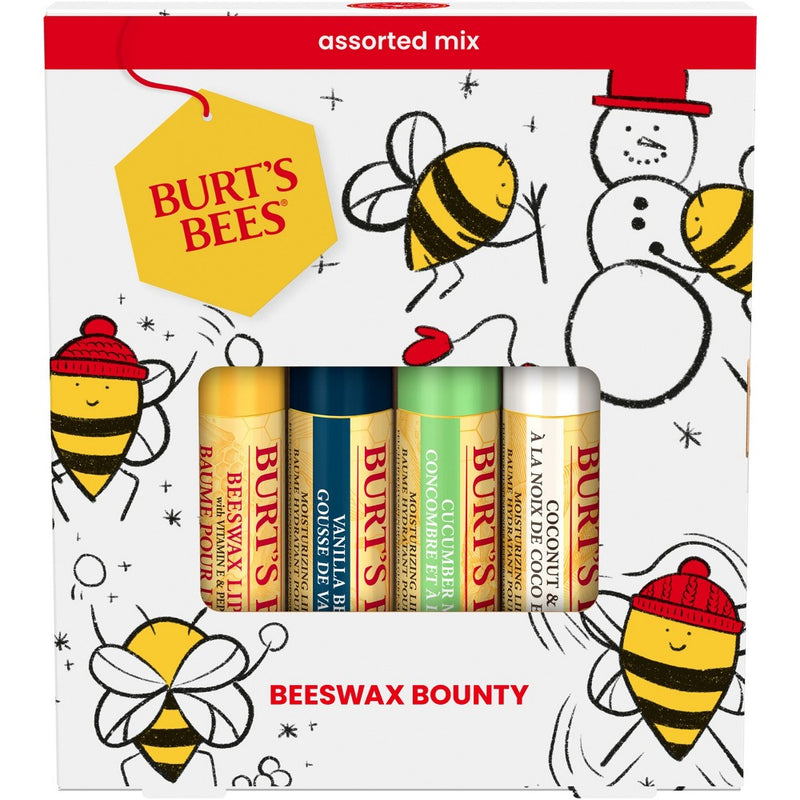 Burt's Bees Beeswax Bounty Assorted Lip Balms Gift Set - 4pc