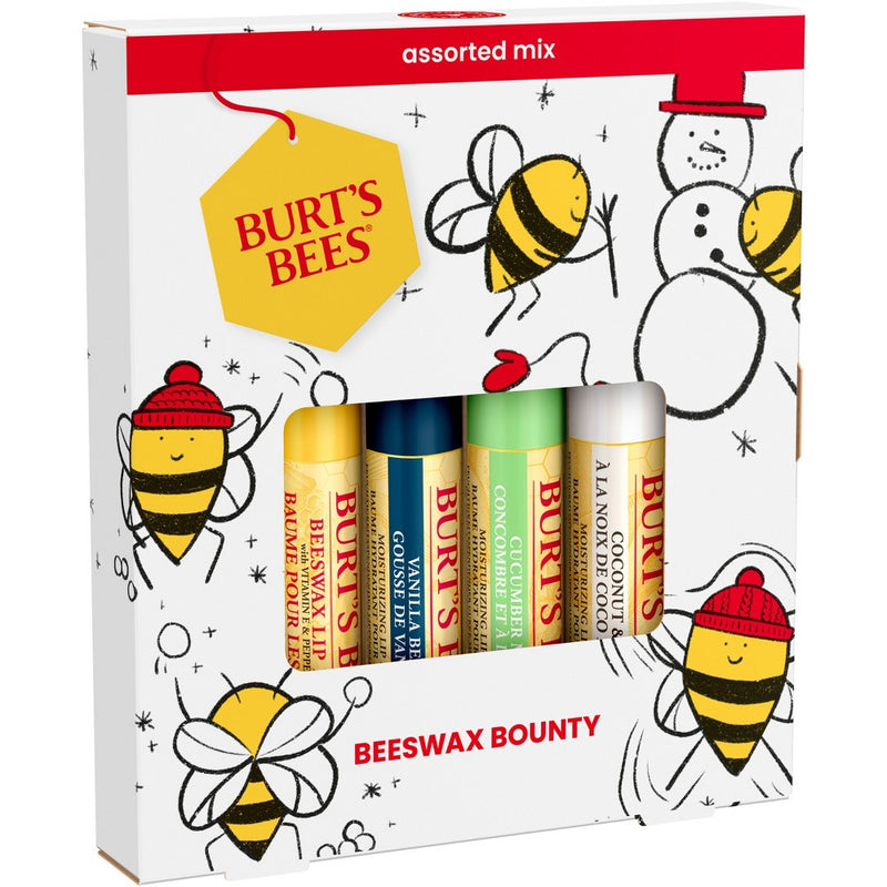 Burt's Bees Beeswax Bounty Assorted Lip Balms Gift Set - 4pc