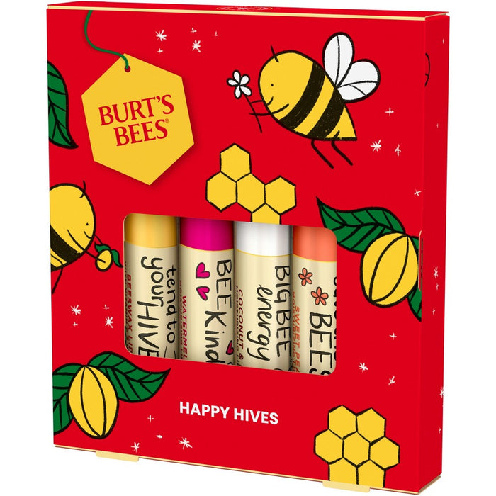 Burt's Bees Happy Hive Lip Balm Gift Set - 4pc