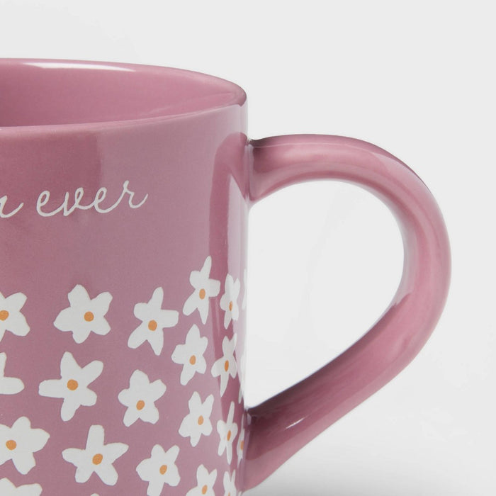 16oz 'Best Mom Ever' Mug and 10oz Mini Mug 'Love You Mom' Pink - Threshold