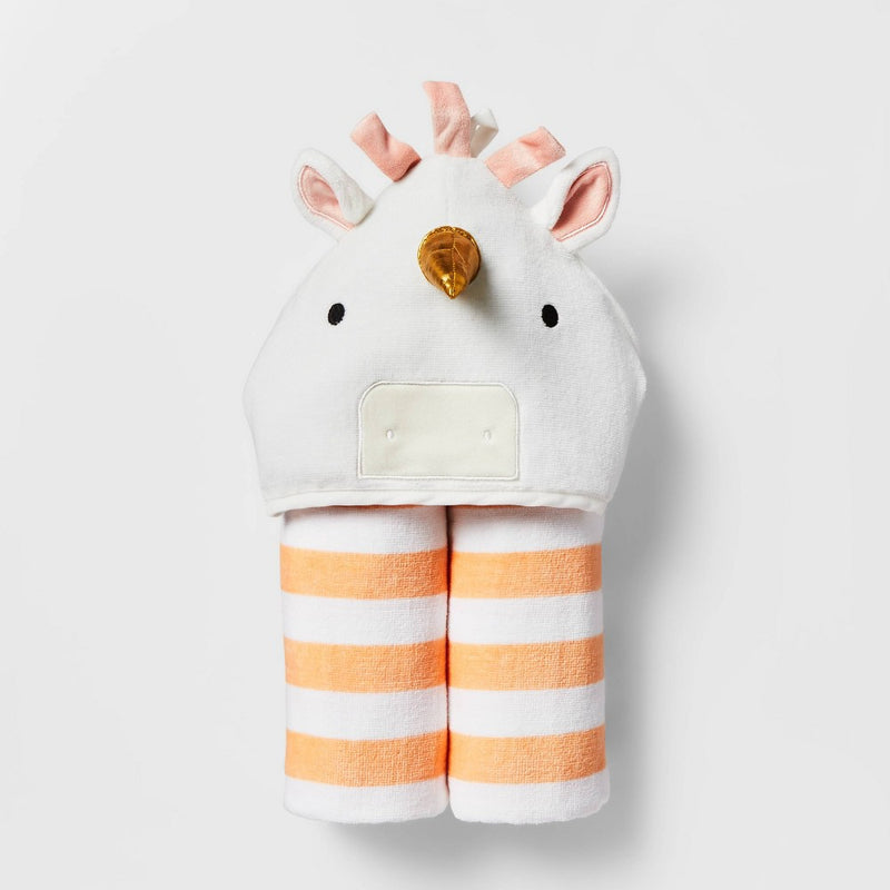 25"x50" Unicorn Kids' Hooded Towel - Pillowfort