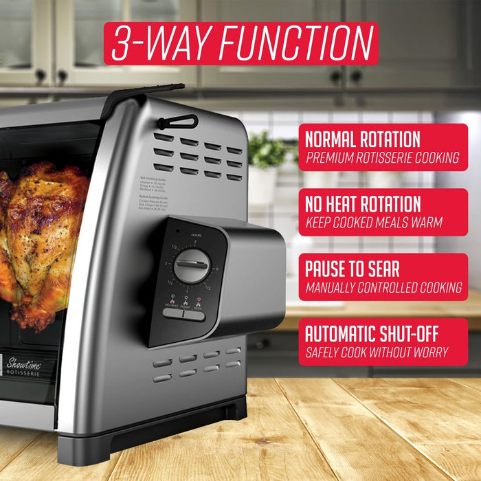Ronco Modern Rotisserie Oven Large Capacity 240oz Countertop Oven Silver (LOCAL PICKUP ONLY)