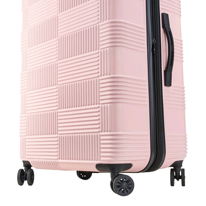 American Tourister NXT Checkered Hardside Carry On Spinner Suitcase - Pink (LOCAL PICKUP ONLY)