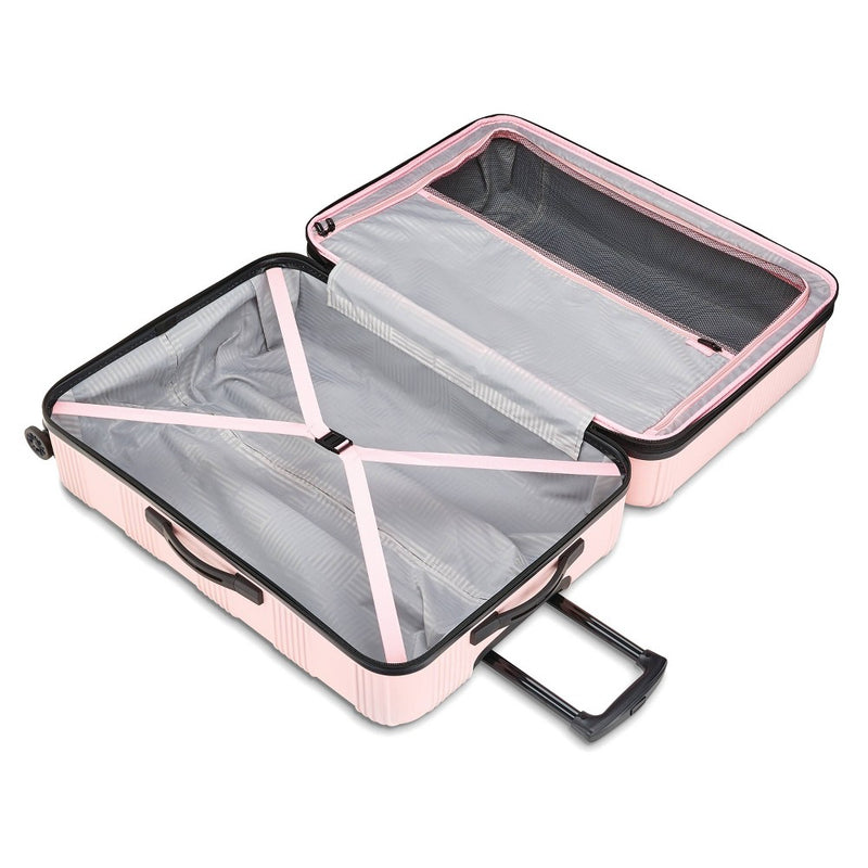 American Tourister NXT Checkered Hardside Carry On Spinner Suitcase - Pink (LOCAL PICKUP ONLY)