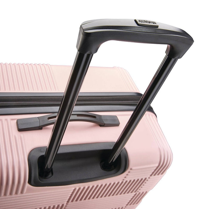 American Tourister NXT Checkered Hardside Carry On Spinner Suitcase - Pink (LOCAL PICKUP ONLY)
